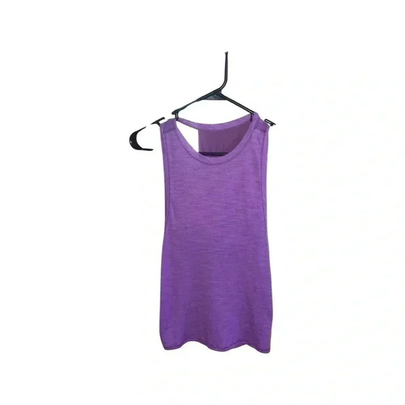 Lululemon 2 in 1 Tank Top Shelf Bra Purple Size 4 - Picture 1 of 7
